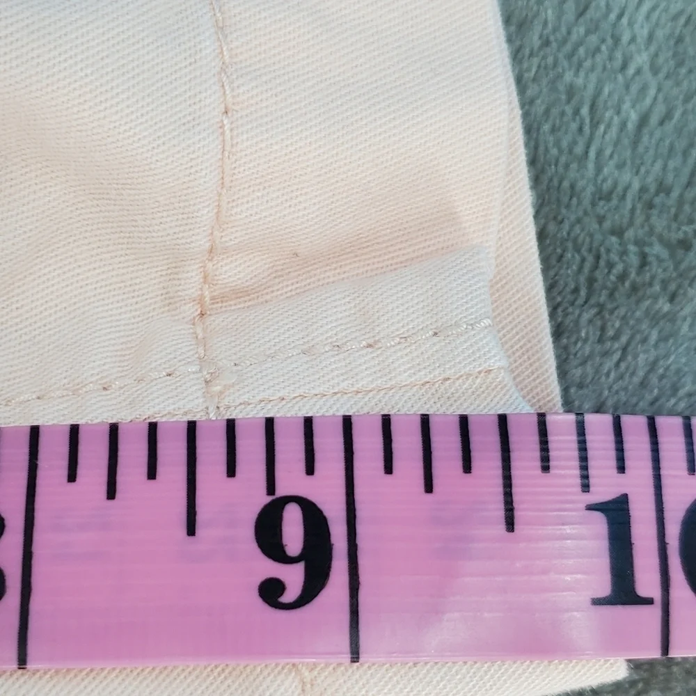 Ann Taylor Loft peach cotton bermuda shorts 6